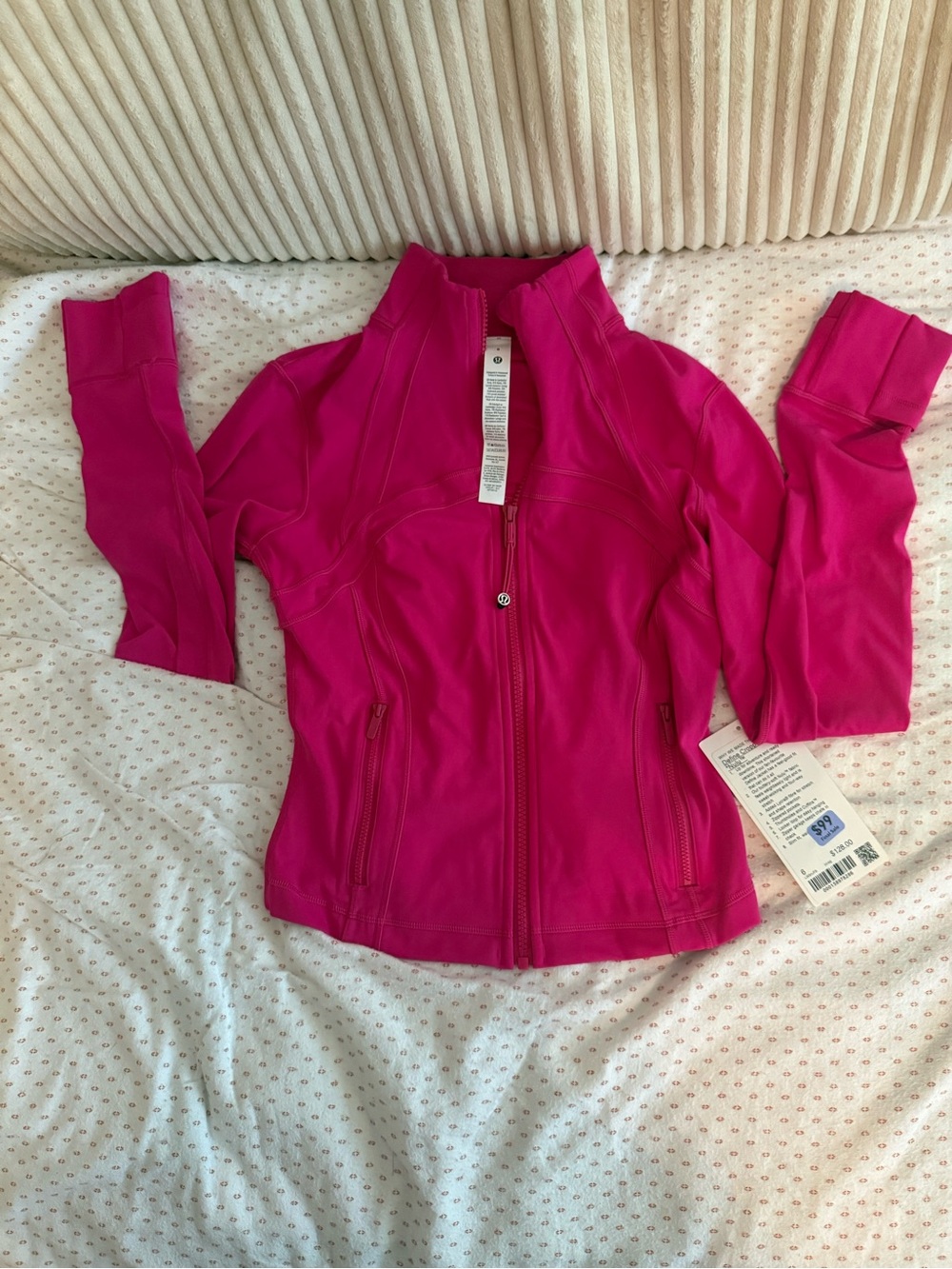lululemon athletica Fuchsia Full-Zip Utility Jacket